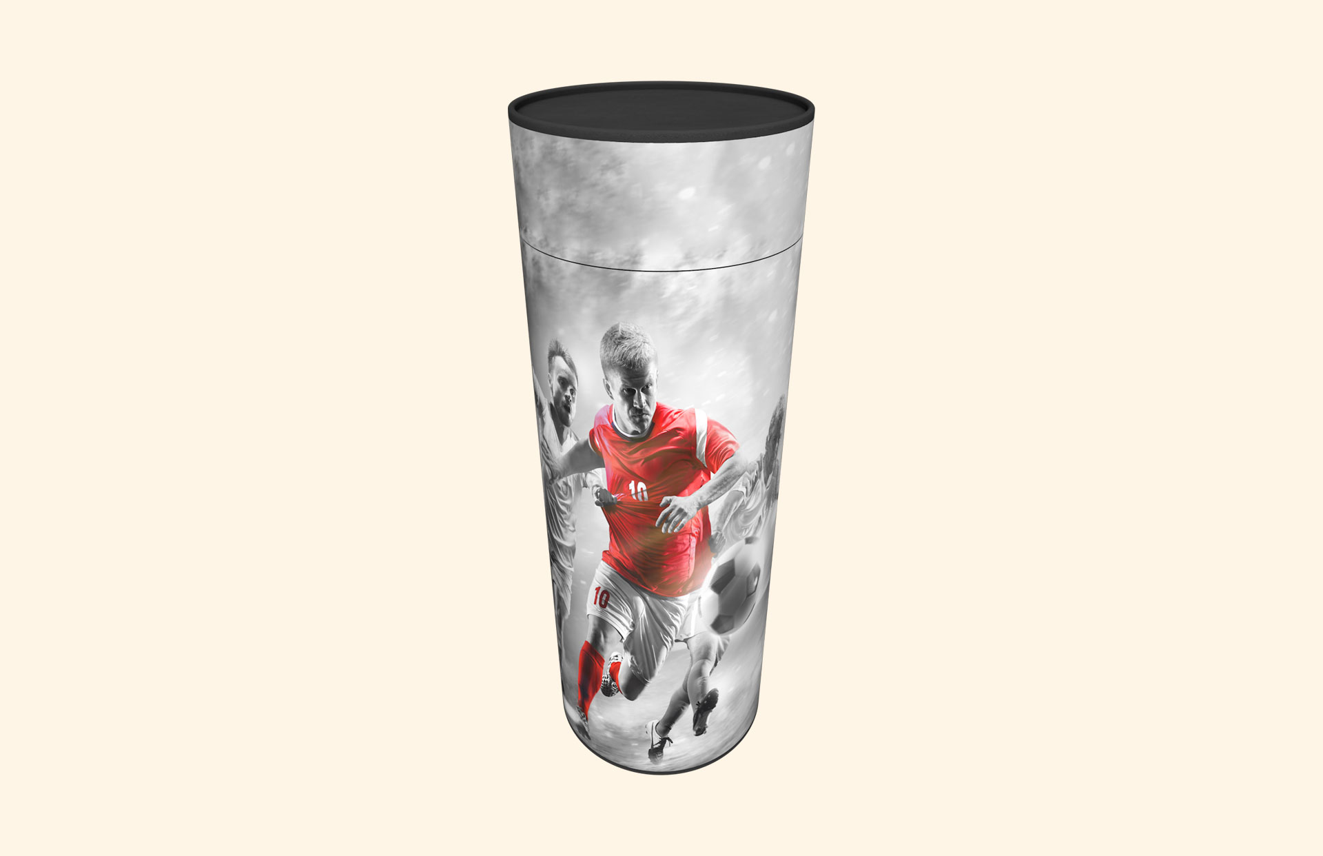 Standing Out Player in red scatter tube